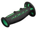 PRO GRIP(プログリップ)スーパーバイクグリップ 601タイプ エンド貫通 耐震ゲル ブラック/グリーン DAYTONA(デイトナ)