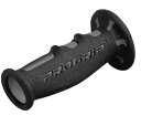 PRO GRIP(プログリップ)スーパーバイクグリップ 601タイプ エンド貫通 耐震ゲル ブラック/グレー DAYTONA(デイトナ)