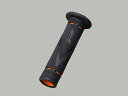 PRO GRIP(プログリップ)スーパーバイクグリップ 838X-SLIMタイプ エンド貫通 耐震ゲル ブラック/オレンジ DAYTONA(デイトナ)