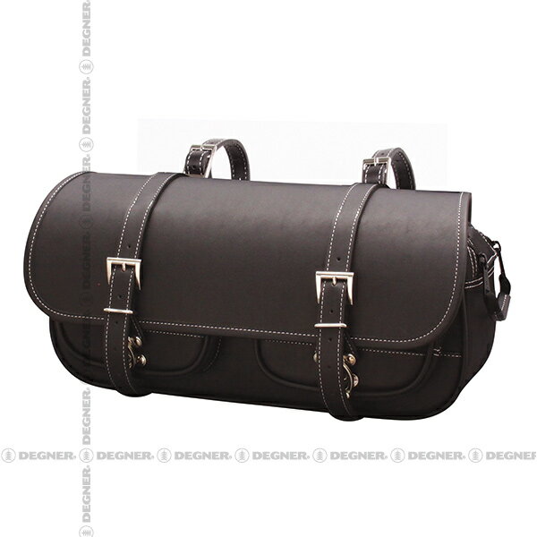 NB-44 マフラー側ナイロンサドルバッグ ブラック デグナー（DEGNER）