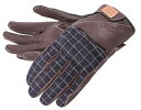 FRTG-55 レザーデニムコンビグローブ ネイビー Mサイズ DEGNER(デグナー)(2)