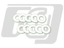 フラットワッシャージンク 1/4(10枚売り) GUTS CHROME(ガッツクローム)