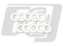フラットワッシャージンク 5/16(10枚売り) GUTS CHROME(ガッツクローム)