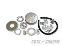 6100-0020 CVキャブ&EFI用 SUエアクリーナー”薄型”キット93-14年XL用 GUTS CHROME(ガッツクローム)