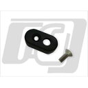 1つ穴スイッチボックスブラック GUTS CHROME(ガッツクローム)