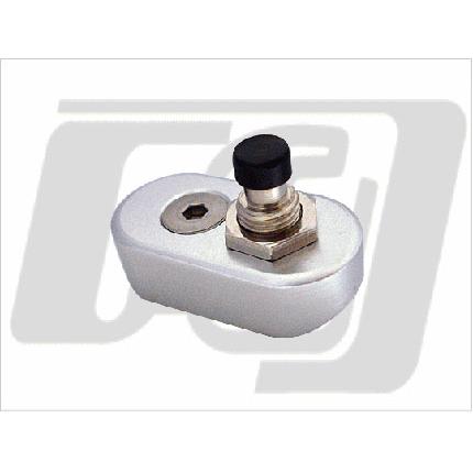 1穴スイッチボックスアッシー（プッシュ）ポリッシュ　GUTS CHROME（ガッツクローム）