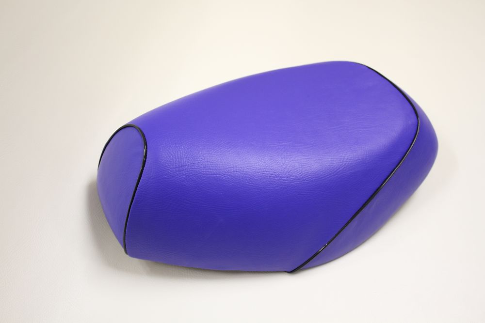 スマートディオ（Dio）AF56 張替タイプ 国産シートカバー 青カバー・黒パイピング GRONDEMENT（グロンドマン）