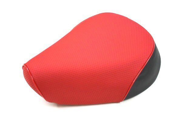 トピック（TOPIC）AF38 張替タイプ 国産シートカバー エンボスレッド/赤パイピング GRONDEMENT（グロンドマン）