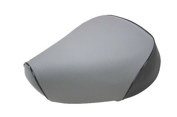 GIORNO（ジョルノ）AF70 張替タイプ 国産シートカバー エンボスグレー/黒パイピング GRONDEMENT（グロンドマン）