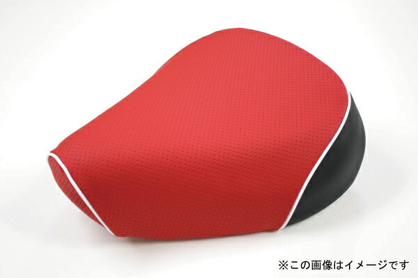 シグナスD（CYGNUS-D）4TG/4KP 張替タイプ 国産シートカバー エンボスレッド・白パイピング GRONDEMENT（グロンドマン）