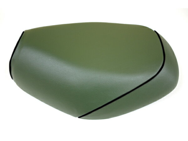 ディオフィット（Dio） 張替タイプ 国産シートカバー ダークグリーン/黒パイピング GRONDEMENT（グロンドマン）