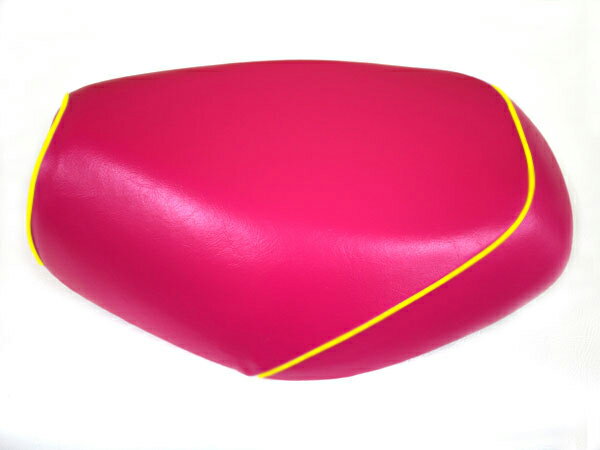 ジョルノクレア（AF54） 張替タイプ 国産シートカバー ピンク/黄色パイピング GRONDEMENT（グロンドマン）