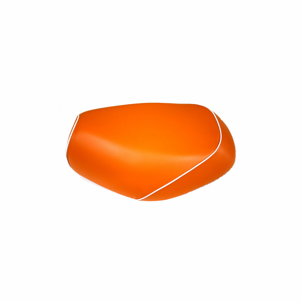 シグナスD（4TG/4KP） 被せタイプ 国産シートカバー オレンジ/白パイピング GRONDEMENT（グロンドマン）