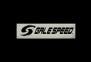 GALE SPEED 抜き文字ステッカー ブラック 120mm GALE SPEED（ゲイルスピード）