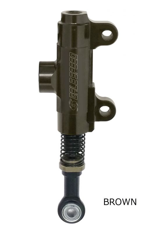 リアブレーキマスターシリンダーΦ12 ブラウン（取付ピッチ40-49mm/ロッドエンドM8） サムブレーキマス..