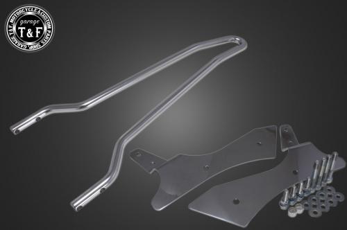 シャドウスラッシャー400 純正フェンダー専用シーシーバーショート（メッキ） ガレージT＆F