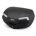 E46NTD TECH モノロックケース シルバーレンズ 46L 未塗装ブラック GIVI(ジビ)