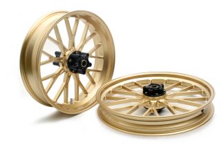 XL1200 スポーツスター/XL883 スポーツスター（ABS） アルミ鍛造ホイール（S18） フロント用 250-19 グロスブラック GLIDE（グライド）