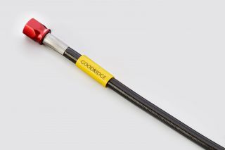 ビルドアライン ユニバーサルブレーキホース アルミ スモークホース（ホース全長 510mm） GOODRIDGE（..