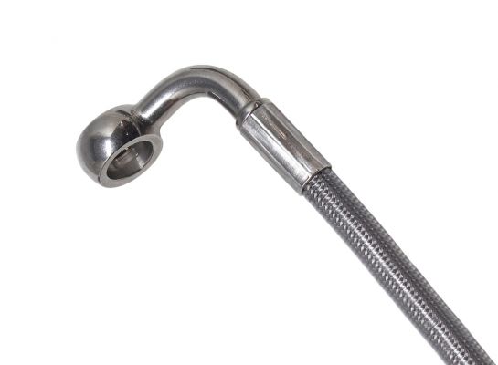 ABSユニバーサルブレーキホース フィッティングS5099-03C ソケットタイプアルミ（ブルー/レッド） ホース長735mmクリアホース GOODRIDGE（グッドリッジ）(2)