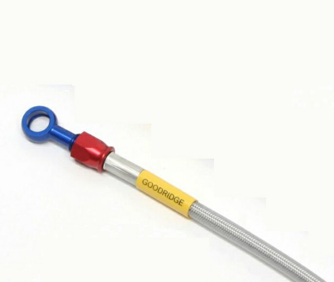 GSX-R125（ABS）18〜20年 ビルドアライン ブレーキホースキット フロント用 アルミ クリアホース GOODRIDGE（グッドリッジ）