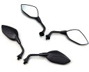 Vブレードミラー 左右セット M10正/M10正 HURRICANE(ハリケーン)