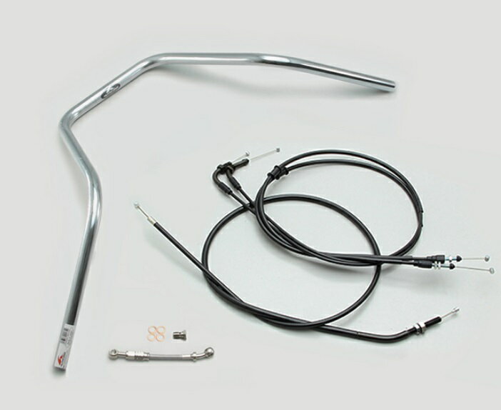 モンキー125ABS（2BJ-JB02） 300エイプハンガー2型 ハンドルセット HURRICANE（ハリケーン）