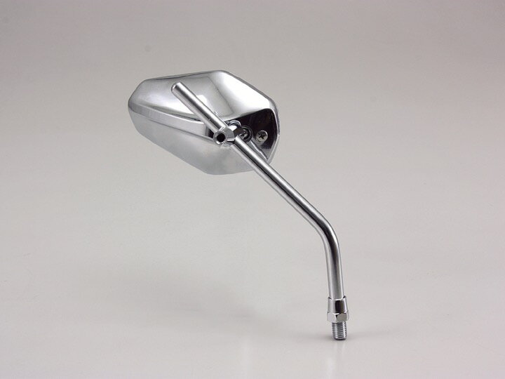 オクタゴンミラー クロームメッキ 取付ネジ M10正 HURRICANE（ハリケーン）