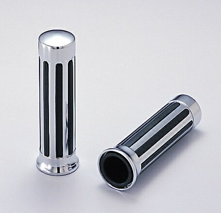 BSグリップ クロームメッキ Φ1インチ（25.4mm）ハンドル用 HURRICANE（ハリケーン）