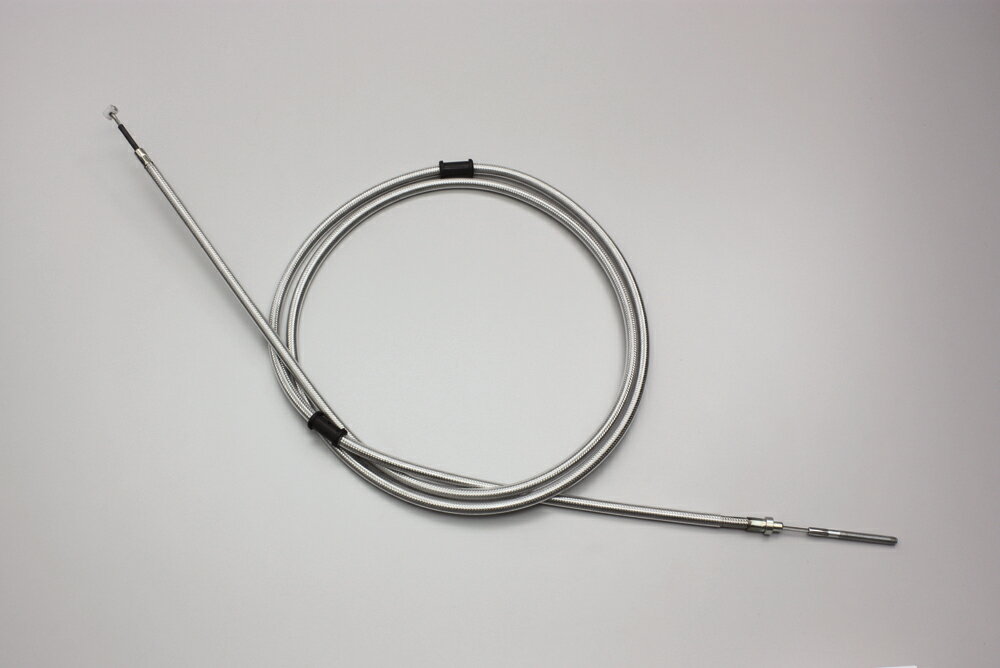 マジェスティ250（07〜12年 4D9） パーキングブレーキワイヤー ステンレスメッシュ 100mmロング HURRICANE（ハリケーン）