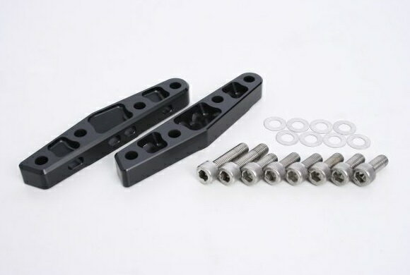 ダイナ（DYNA）00〜05年 AH1フォーク用 キャリパーサポート ブラック （BREMBOブレンボ 40mm＆300mm） ハイパープロ（HYPER PRO）