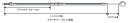 FX/FLH4速モデル(68〜84年) クラッチケーブル アーマーコート ハウジング長1475mm アジャスターローケーション0mm KIJIMA(キジマ)