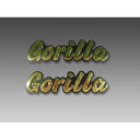 MINIMOTO(ミニモト) ゴリラ燃料タンク用立体GORILLAエンブレム左右セット