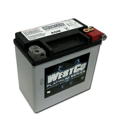 WESTCO（ウエストコ）プラチナムシリーズ WCP14L バッテリー（YTX14L-BS 65958-04A互換 ） MKバッテリー