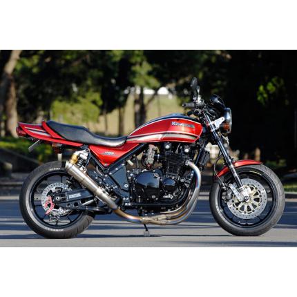 4in1 手曲げチタンEXマフラー（UPタイプ）コニカルチタンV-2 NITRO RACING（ナイトロレーシング） ゼファー1100（ZEPHYR）