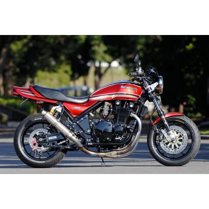 4in1 手曲げチタンEXマフラー（UPタイプ）ストレイトチタンV-1 NITRO RACING（ナイトロレーシング） ゼファー1100（ZEPHYR）