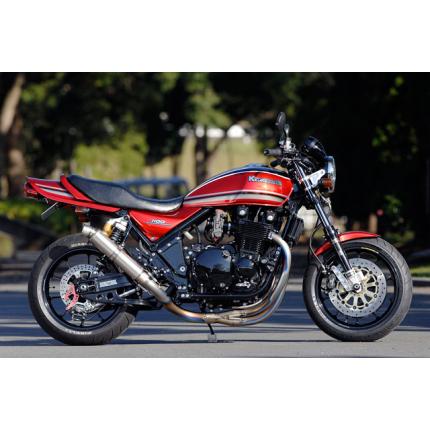4in1 手曲げチタンEXマフラー（UPタイプ）ストレイトチタンV-2 NITRO RACING（ナイトロレーシング） ゼファー1100（ZEPHYR）