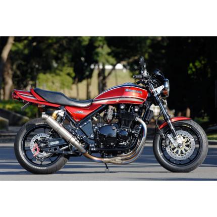4in1 手曲げチタンEXマフラー（UPタイプ）ストレイトチタンV-3 NITRO RACING（ナイトロレーシング） ゼファー1100（ZEPHYR）