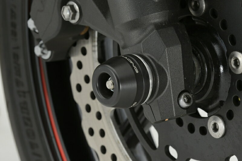 ZRX1200 フロントアクスルスライダー OVER（オーバーレーシング）