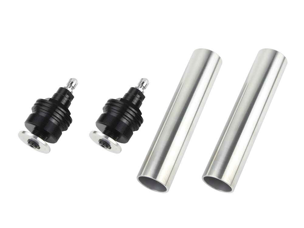 XJR400/S（〜97年） イニシャルアジャスターTYPE1 エアバルブ付 ブラック/ブラック POSH（ポッシュ）