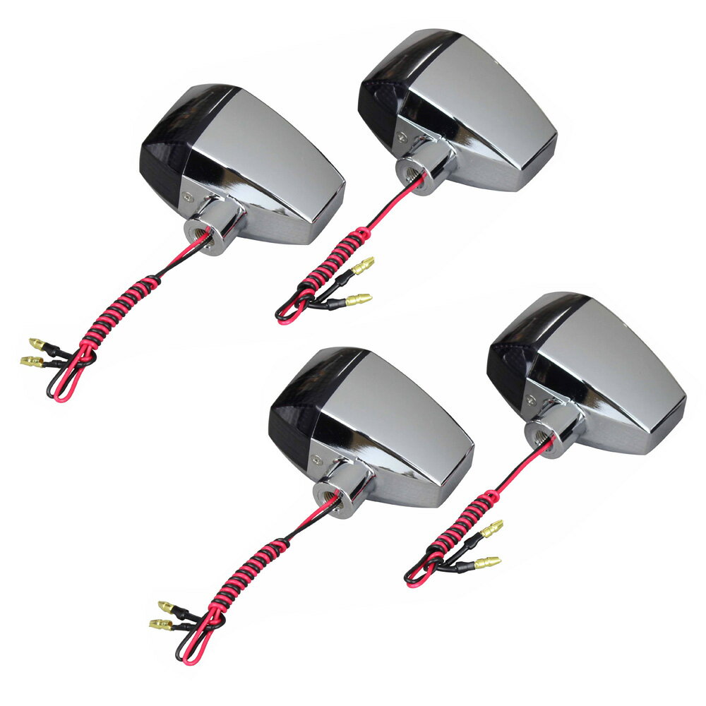 CB1300SF（06〜13年） ZRタイプウインカー スタンダードレンズ（ダイヤカット）メッキボディ／スモークレンズ 4個セット POSH（ポッシュ）