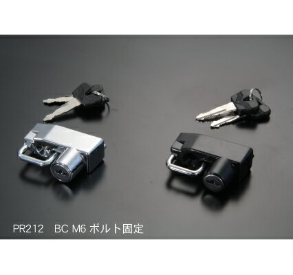 PR212 POWER ヘルメットホルダー BC ブラック ラフアンドロード（Rough＆Road）