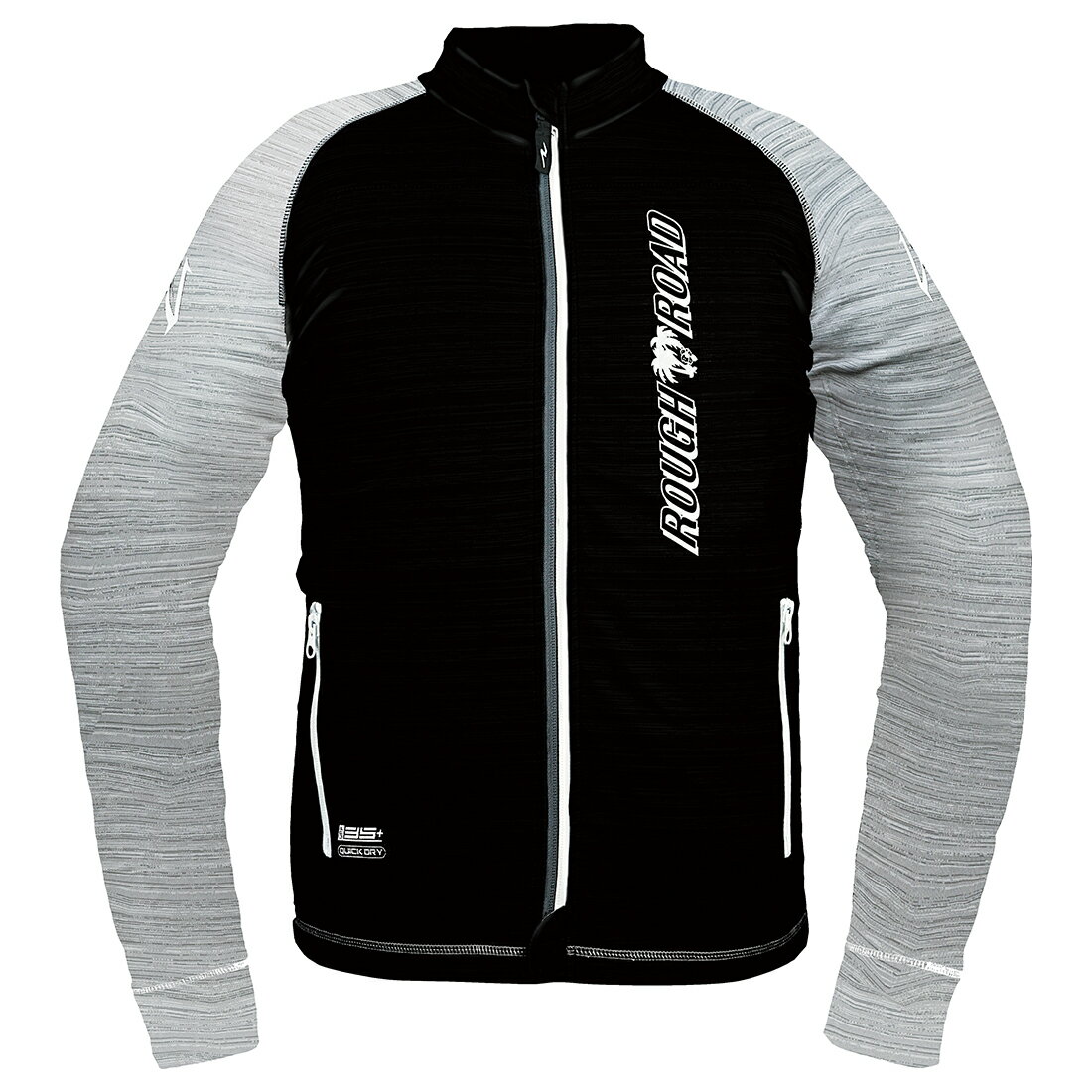 RR7558AP アーマージャケット エアスルーパッドセット ブラック/ヘアライングレー LLサイズ ラフアンド..