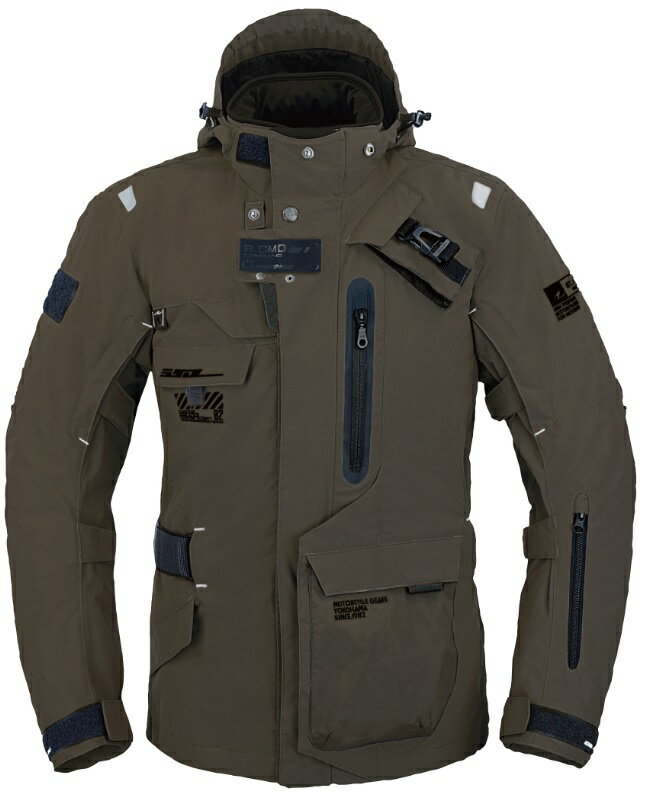 RR7252 ウォーターシールドコマンドジャケット ダークオリーブ LLサイズ ラフアンドロード（Rough＆Road）(2)