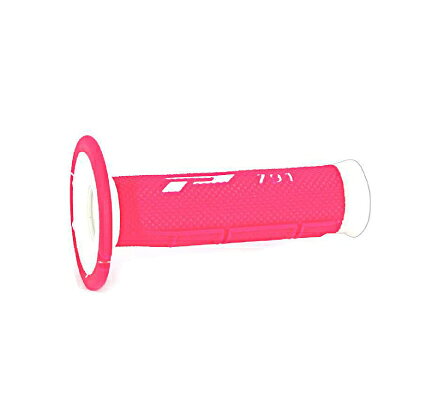 PG791 デュオデンシティー蛍光グリップ FLUO ホワイト×F.ピンク PROGRIP（プログリップ）