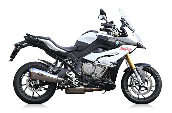 BMW S1000XR（15〜19年） リアルスペック スリップオンマフラー シングル チタンポリッシュ r's gear（アールズギア）