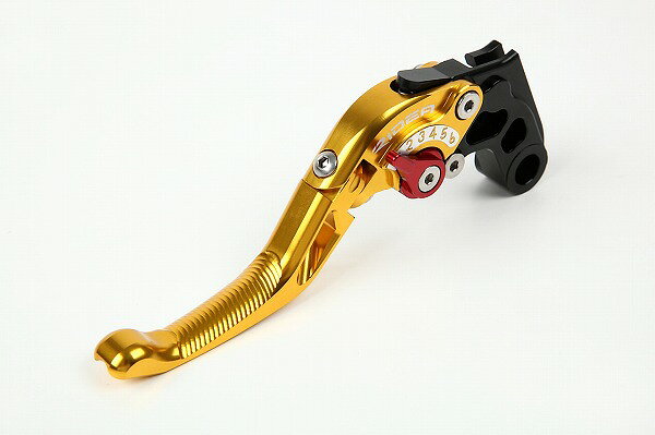 RGV250γ（VJ22A） 可倒式アジャストショートクラッチレバー ゴールド RIDEA（リデア）