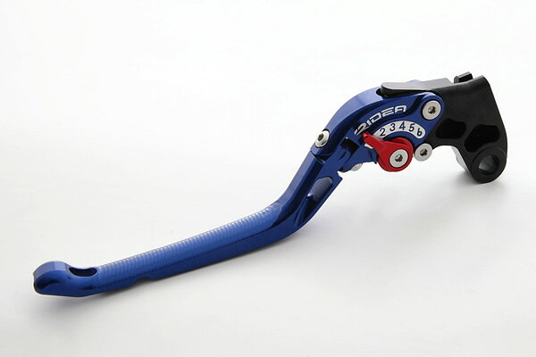 BANDIT650/S（バンディット） 可倒式アジャストクラッチレバー ブルー RIDEA（リデア）