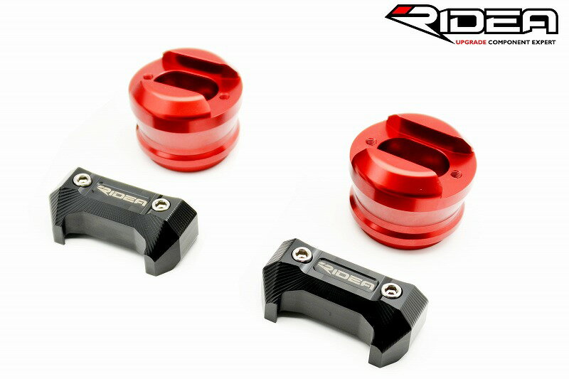 YZF-R1/M（15年〜） フレームスライダー レッド RIDEA（リデア）