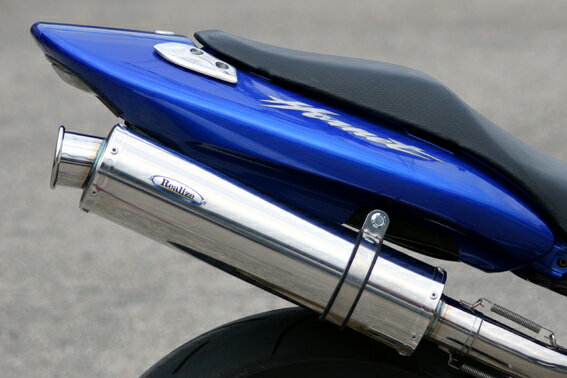 ホーネット250（HORNET）MC31 Aria ステンレスサイレンサー TypeC（カールエンド）スリップオン リアライズレーシング（RealizeRacing）